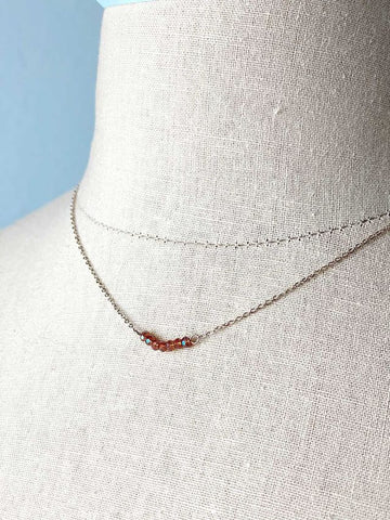Faith Necklace - Red