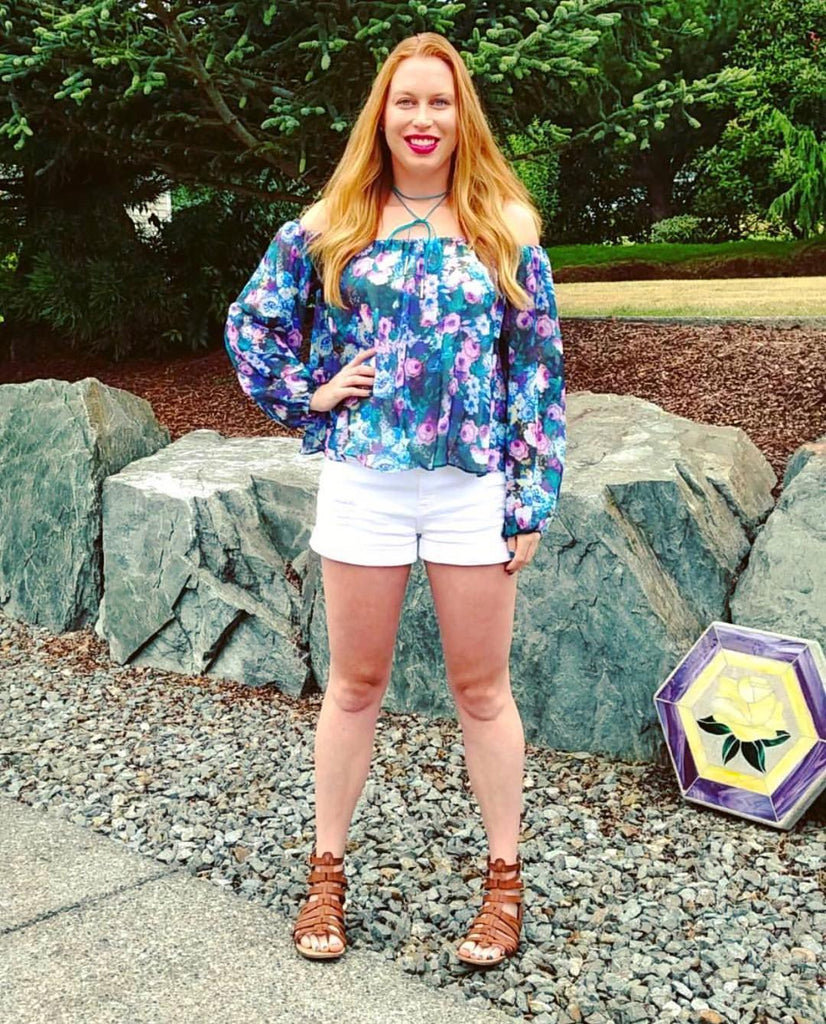 The Off The Shoulder Summer Floral Top