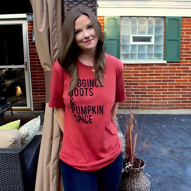 Leggings & Pumpkin Spice Tee