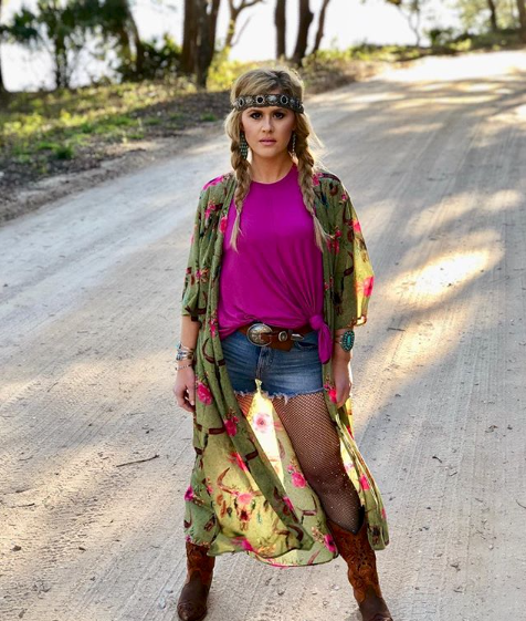 Bull Kimono Duster & Jessica Tank