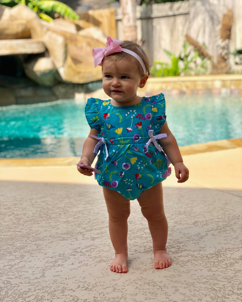 Sweet Meadow Ruffle Romper
