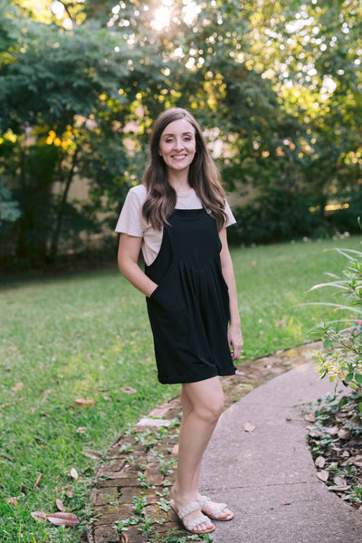 Everyday Overall Shorts - Black