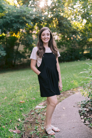 Everyday Overall Shorts - Black