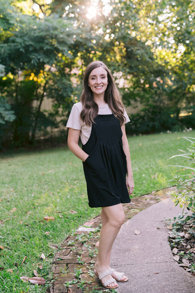 Everyday Overall Shorts - Black