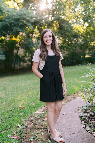 Everyday Overall Shorts - Black