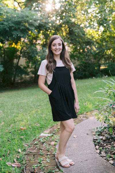 Everyday Overall Shorts - Black