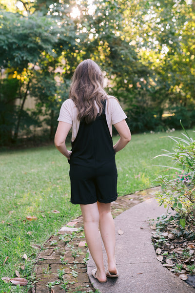 Everyday Overall Shorts - Black
