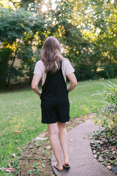 Everyday Overall Shorts - Black