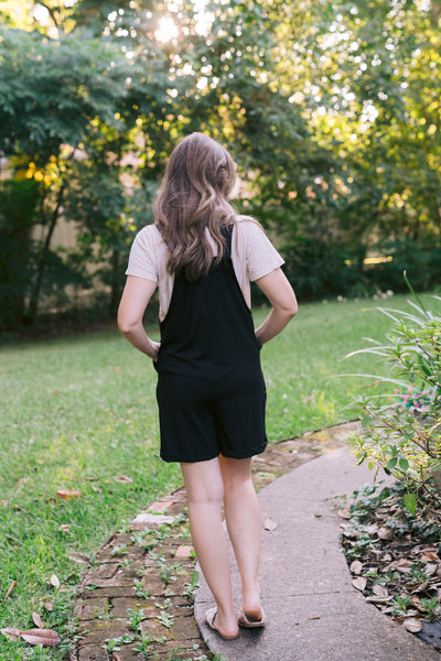 Everyday Overall Shorts - Black