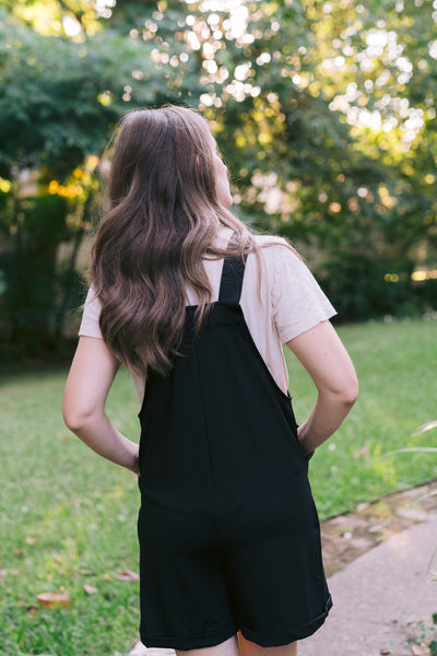 Everyday Overall Shorts - Black