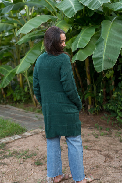 Hunter Green Snuggle Up Cardigan