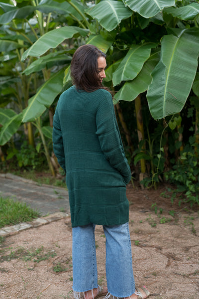 Hunter Green Snuggle Up Cardigan