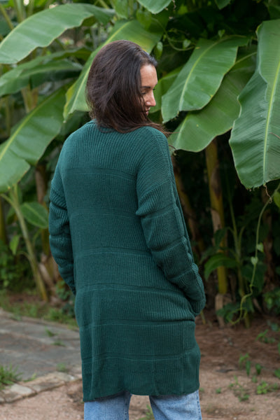 Hunter Green Snuggle Up Cardigan