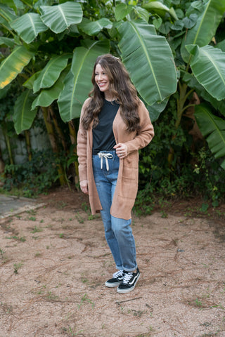 Mocha Brown Snuggle Up Cardigan