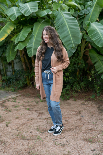 Mocha Brown Snuggle Up Cardigan