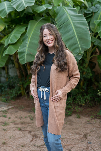 Mocha Brown Snuggle Up Cardigan