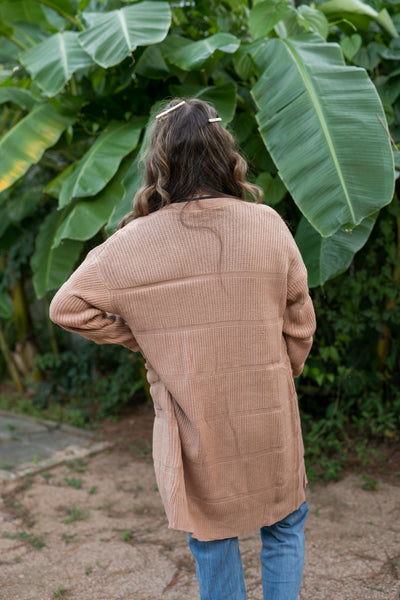Mocha Brown Snuggle Up Cardigan