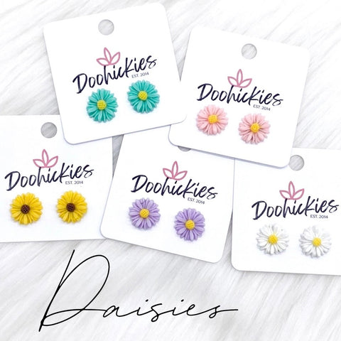 Daisy Studs - Multiple Colors