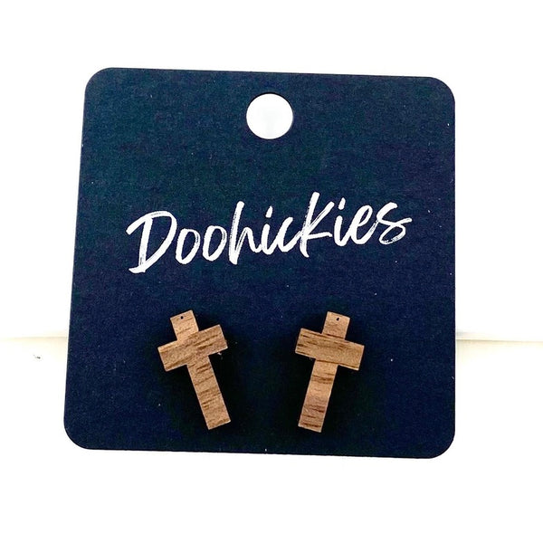 Cross Studs - Multiple Colors