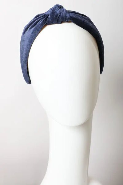 Velvet Turban Twist Knot Headband - Multiple Colors