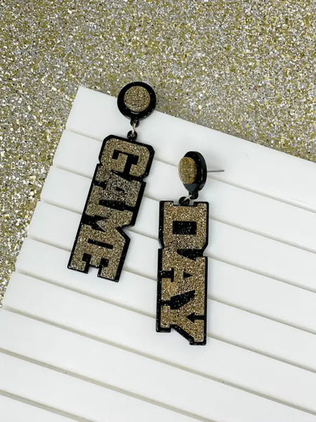 Game Day Statement Dangle Earrings