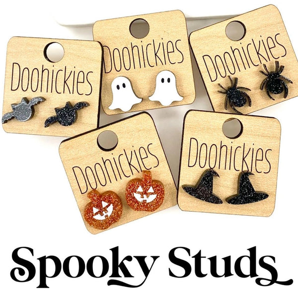 Spooky Stud Earrings - Multiple Designs
