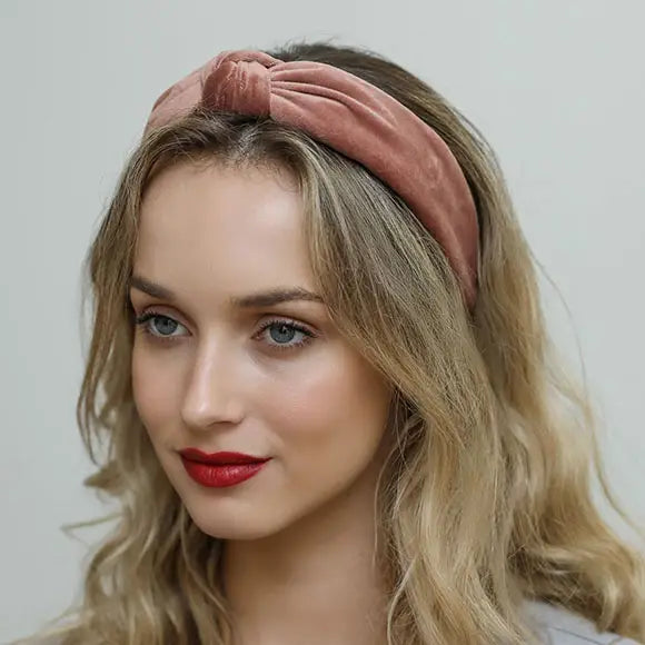 Velvet Turban Twist Knot Headband - Multiple Colors