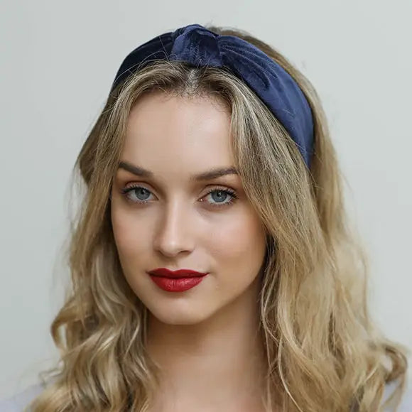 Velvet Turban Twist Knot Headband - Multiple Colors