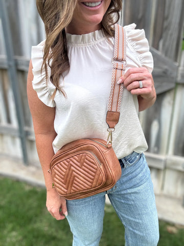 The Emily Everyday Strapped Crossbody - Multiple Colors