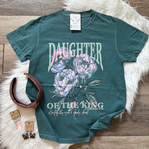 Daughter of the King Emerald Tee