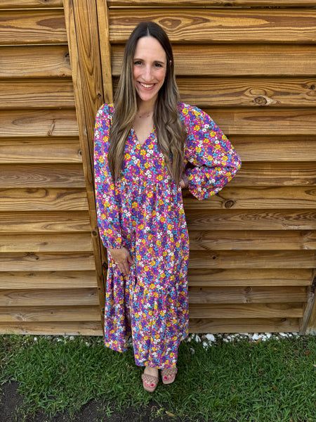 The Hadley Floral Babydoll Maxi Dress