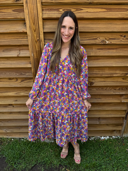 The Hadley Floral Babydoll Maxi Dress