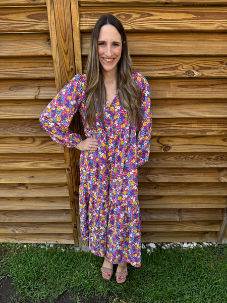 The Hadley Floral Babydoll Maxi Dress