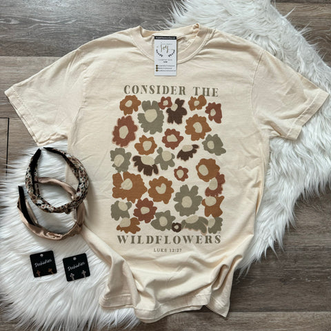 Consider The Wildflowers Cream Tee