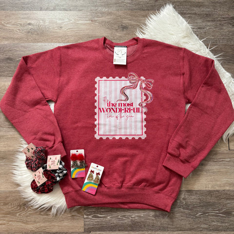 It's The Most Wonderful Time Red Sweatshirt