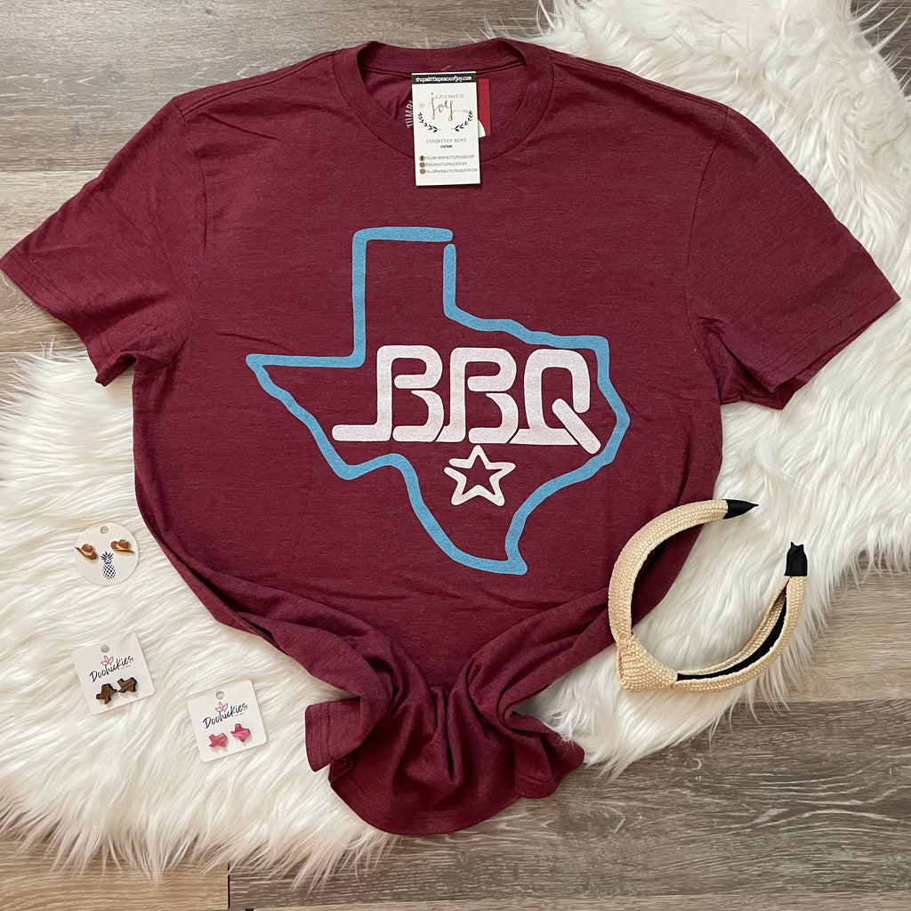 Texas BBQ Neon Crew Tee