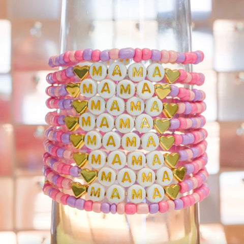 Mama & Teacher Beaded Bracelets