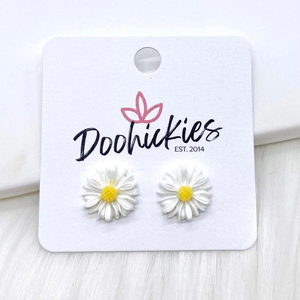 Daisy Stud Earrings - Multiple Colors