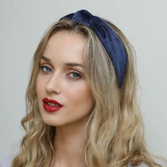 Velvet Turban Twist Knot Headband - Multiple Colors