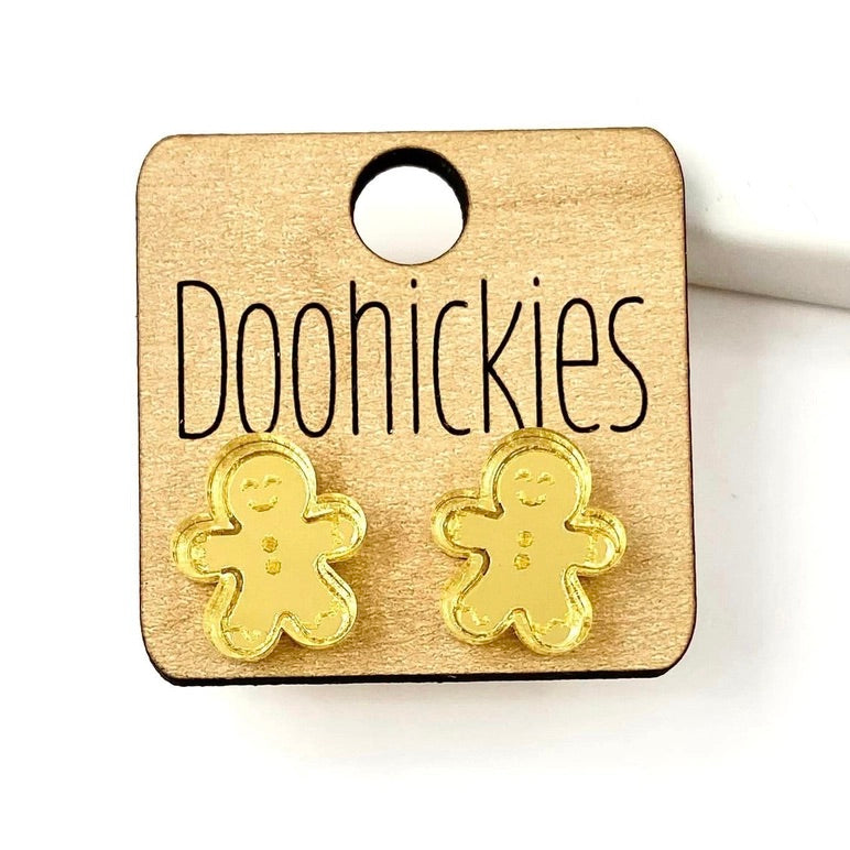 Gingerbread Man Studs