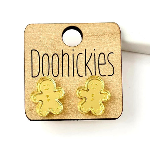 Gingerbread Man Studs