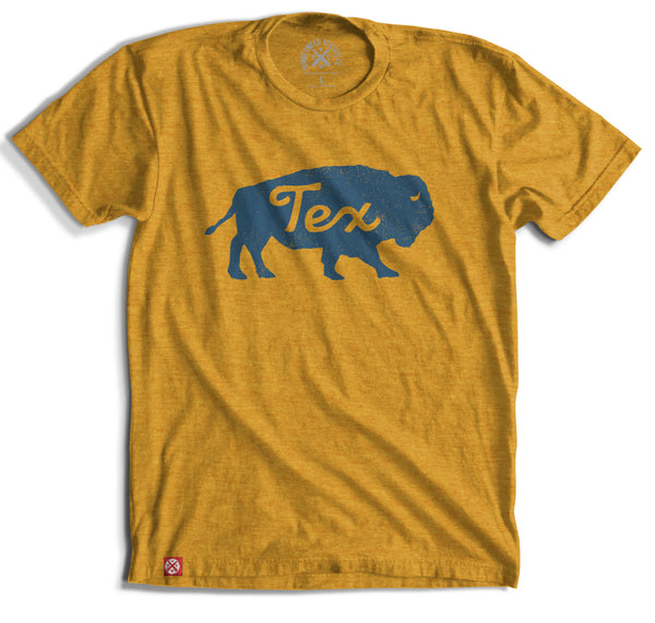 Buffalo Tex Mustard Tee