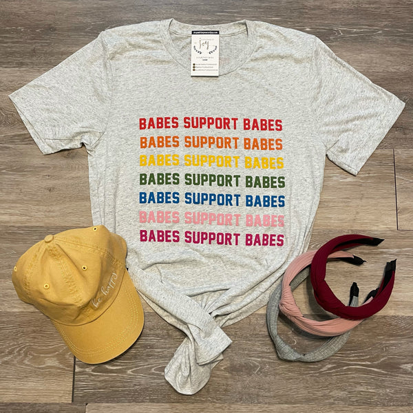 Babes Support Babes Rainbow Tee