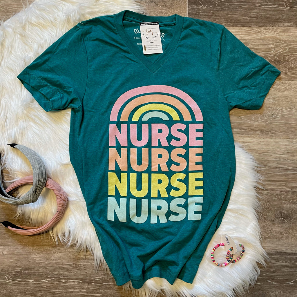 Nurse Rainbow Tee