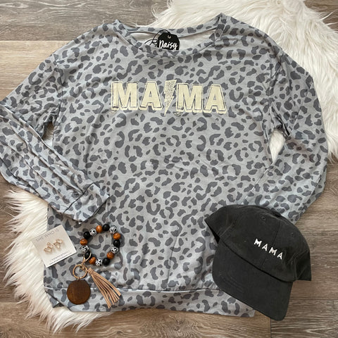 Lightning Mama Grey Sweatshirt