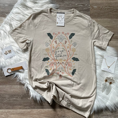 Grow With Grace Tan Tee