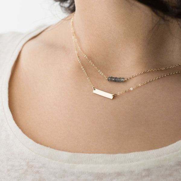 Faith Necklace - Blue