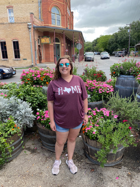 Home State V-Neck Tees - ALL TEXAS