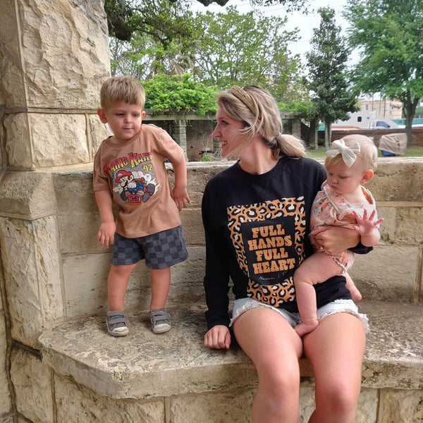 Full Hands Full Heart Mama Life Sweatshirt